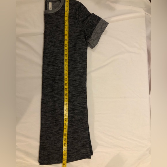 Gilli charcoal dress with back zipper & short sleeves - Picture 11 of 13